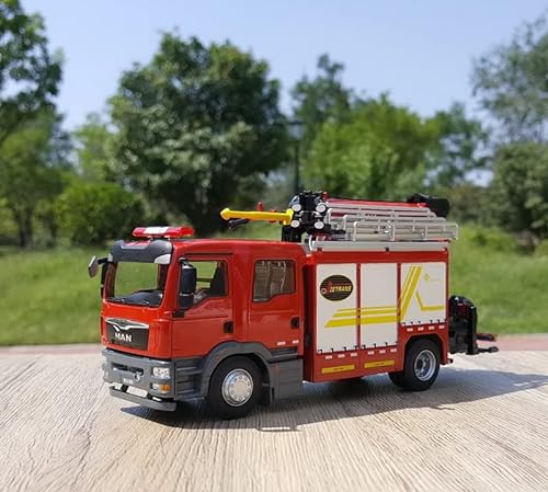 JIEDA FIRE for Man Notfall Fire Truck 1/43 Diecast Truck Pre-Built Model von FloZ