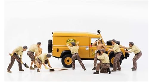 Nur für American Diorama Engineering 8-Personen-Team-Set, Figuren, Auto nicht enthalten 1:18 Figur, vorgefertigtes Modell von FloZ