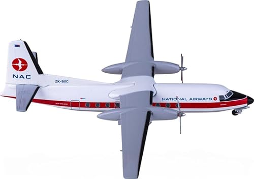 für AeroClassics für NAC Neuseeland für Fokker F-27 ZK-BXC 1:200 Flugzeug Vorgebautes Modell von FloZ