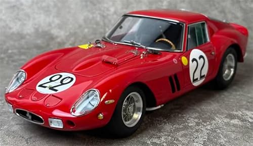 für CMC für Ferrari für 250 für GTO 24H Frankreich 1962 (LHD) Beurlys/Elde/Mason #22 Limited Edition Red Champion Car 1:18 Auto vorgebaut Modell von FloZ