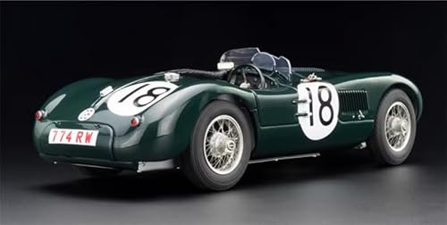 für CMC für Jaguar für C-Type 1953 Französischer 24-Stunden-Langstreckenrennen Champion #18 Limited Edition 1:18 Auto vorgebautes Modell von FloZ