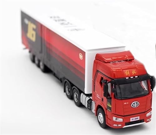 für FAW für Jiefang für J6 Container-LKW Flame Red 1:64 Truck Vorgebautes Modell für FAW für Jiefang für J6 Container-LKW Flame Red 1:64 Truck Vorgebautes Modell von FloZ