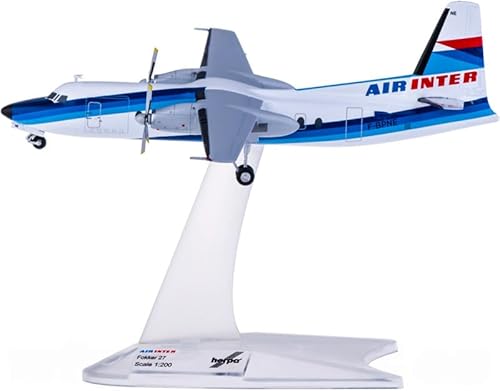 für Herpa für Air Inter für Fokker 27 F-BPNE 1:200 Flugzeug vorgebautes Modell von FloZ