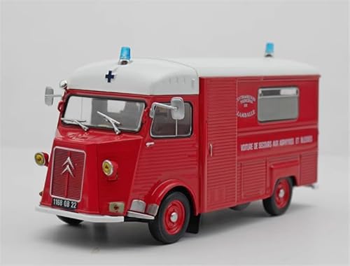 für IXO für Citroen für Typ HY Feuerwehrauto 1/43 LKW vorgebautes Modell von FloZ