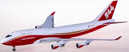 für JC Wings for Global Supertanker Services für Boeing 747-400 Supertanker N744ST 1:200 Flugzeug Vorgebautes Modell von FloZ