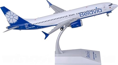 für JC Wings für Belavia für Boeing 737 MAX 8 EW-546PA 1:200 Flugzeug vorgebautes Modell von FloZ