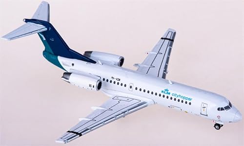 für JC Wings für KLM für Fokker 70 PH-KZM 1:400 Flugzeug vorgebautes Modell von FloZ