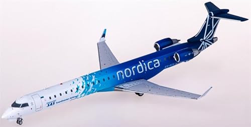 für JC Wings für SAS für Bombardier CRJ900 ES-ACG 1:200 Flugzeug vorgebautes Modell von FloZ