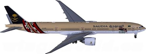für JC Wings für Saudia für Boeing 777-300ER HZ-AK42 1:400 Flugzeug vorgebautes Modell von FloZ