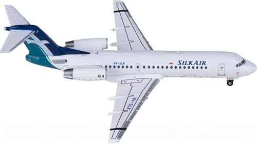 für JC Wings für SilkAir für Fokker 70 9V-SLK 1:400 Flugzeug vorgebautes Modell von FloZ
