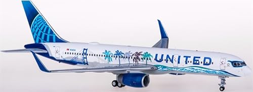 für JC Wings für United Airlines für Boeing 757-200 N14106 Her Art Here 1:200 Flugzeug vorgebautes Modell von FloZ