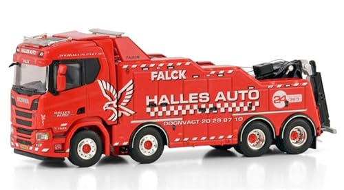 für WSI für Scania R Normal CR20N 8X4 für FALKOM für Halles Auto 1:50 Truck Vorbaumodell von FloZ