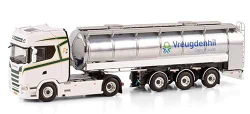 für WSI für Scania S Highline CS20H 4X2 RMO Tankanhänger - 3 Achsen für De Hoop & Blom 1:50 Truck vorgebautes Modell von FloZ