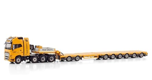 für WSI für Volvo für FH5 für Globetrotter XL 8X4 SL Tieflader mit 2 Achsen Dolly - 6 Achsen für Franz für Bracht KG 1:50 LKW vormontiertes Modell von FloZ