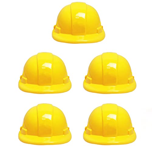 Floatdream 5 Stucks Construction Hats for Children, Construction Party Hats, Construction Helmet, Realistisch und Langlebig, für Cosplay, Kostümparty, Halloween-Verkleidung Floatdream 5 Stucks Construction Hats for Children, Construction Party Hats, Construction Helmet, Realistisch und Langlebig, für Cosplay, Kostümparty, Halloween-Verkleidung von Floatdream