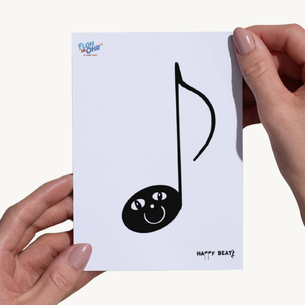 Sonodrum Happy Beatz - Rhythmus-Lernkarten A5/A6 - Floh im Ohr TV, A5 Sonodrum Happy Beatz - Rhythmus-Lernkarten A5/A6 - Floh im Ohr TV, A5 von FlohImOhrTV