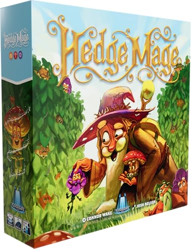 Hedge Mage, Strategic Maze-Building Board Game, Family Fun, 2-4 Players, 45 Minutes, Ages 10+, English Hedge Mage, Strategic Maze-Building Board Game, Family Fun, 2-4 Players, 45 Minutes, Ages 10+, English von Floodgate Games