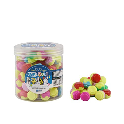 Gonggi Konggi Korean Jacks Stone Vintage Game Play Nori Gonggi Korean Traditional Game, Package and Color May Vary (60 Stück) von Florian