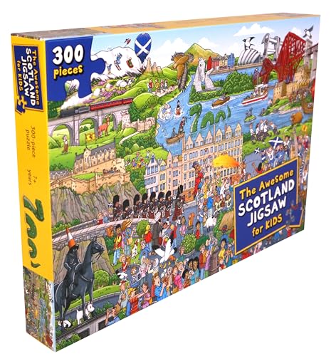 The Awesome Scotland Jigsaw for Kids: 300 Piece Puzzle von Floris Books