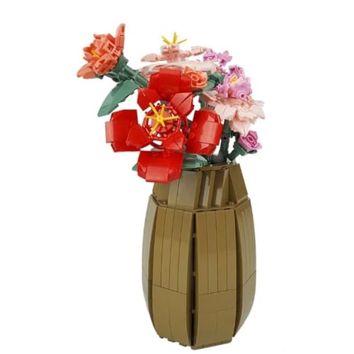 Blumenstrauß-Baustein-Set, Kamelie, 550 Teile, 26 cm Blumenstrauß-Baustein-Set, Kamelie, 550 Teile, 26 cm von Florist