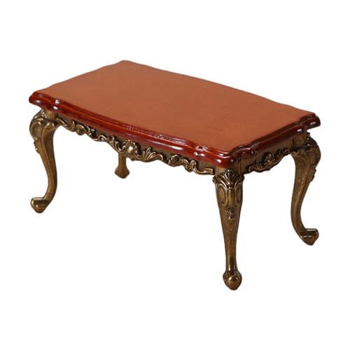 Florisync 1/12 Skala Miniature Dollhouses Table Realistic Design Desk Für Rollenspiele Und Sammler Display Zubehör Sammlerpuppenhouses Möbel von Florisync