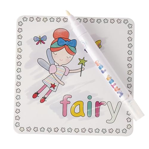 FLOSS & ROCK FLS40P3604 - MAGIC WATER COLOUR-IN CARDS RAINBOW FAIRY von Floss & Rock