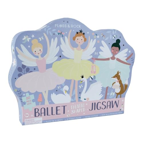FLOSS & ROCK FLS42P6343 - BALLET JIGSAW THEATRE SHAPED PUZZLE 80 PZ FLOSS & ROCK FLS42P6343 - BALLET JIGSAW THEATRE SHAPED PUZZLE 80 PZ von Floss & Rock