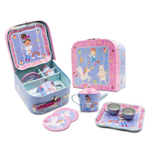 Floss & Rock Rainbow Fairy Kids Tin Tea Set, 7-teilig, 17.3 cm Floss & Rock Rainbow Fairy Kids Tin Tea Set, 7-teilig, 17.3 cm von Floss & Rock