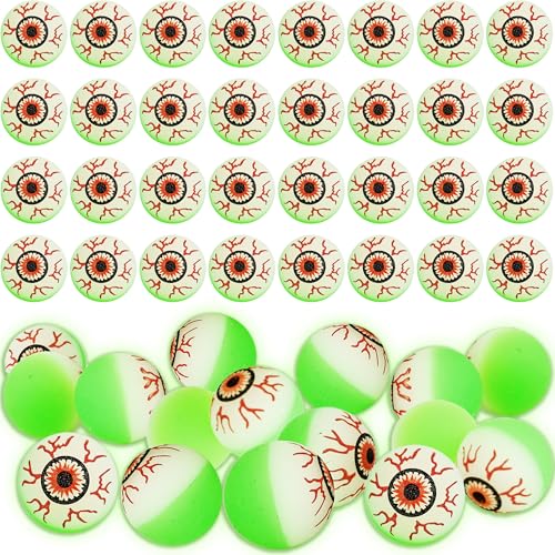 48 Stück im Dunkeln leuchtende Augäpfel Bulk Decor grün leuchtende Hüpfbälle Halloween grüne Augäpfel für gruselige Süßes oder Saures Partygeschenke Halloween 48 Stück im Dunkeln leuchtende Augäpfel Bulk Decor grün leuchtende Hüpfbälle Halloween grüne Augäpfel für gruselige Süßes oder Saures Partygeschenke Halloween von Flotory