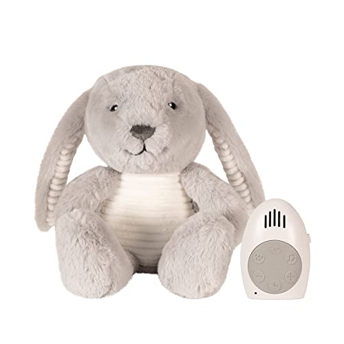 Flow Amsterdam, Kuscheltier Einschlafhilfe Babys | mit Herzschlag | Beruhigende Geräusche und Weißes Rauschen Baby | Milo der Hase | Grau | Musikalisches Plüschtier | Baby Zubehör Flow Amsterdam, Kuscheltier Einschlafhilfe Babys | mit Herzschlag | Beruhigende Geräusche und Weißes Rauschen Baby | Milo der Hase | Grau | Musikalisches Plüschtier | Baby Zubehör von Flow Amsterdam