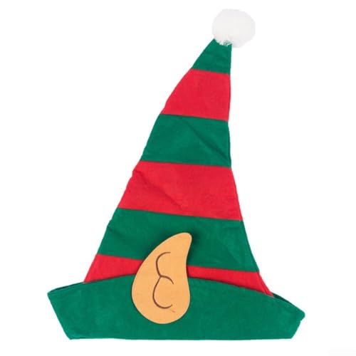 Floweringbeter Grüner Hut für Erwachsene mit Elfenohren, Kostümzubehör, lustiges Accessoire, Weihnachtsparty-Hut, weicher Vlies-Weihnachtsfeier-Ornament Floweringbeter Grüner Hut für Erwachsene mit Elfenohren, Kostümzubehör, lustiges Accessoire, Weihnachtsparty-Hut, weicher Vlies-Weihnachtsfeier-Ornament von Floweringbeter