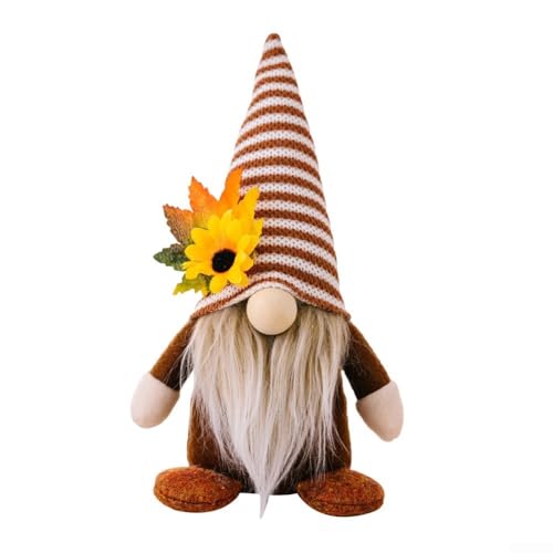 Zwergpuppe mit Sonnenblumen-Akzent zur Feier der Erntezeit (A) von Floweringbeter