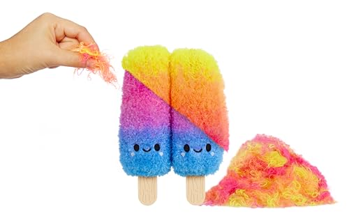 Fluffie Stuffiez Kleine Plüschfiguren zum Sammeln - Ice Pops - Überraschung beim Auspacken - Knuddelige, Flauschige DIY Plüschfiguren aus der Treats Family - Taktiler Spiel - ab 4 Jahren von Fluffie Stuffiez