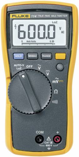 Fluke 114 Hand-Multimeter kalibriert (ISO) digital CAT III 600V Anzeige (Counts): 6000 von Fluke
