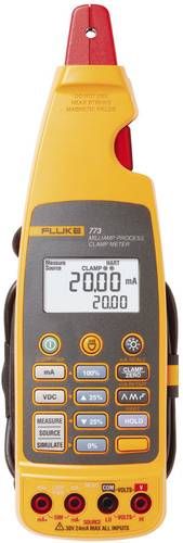 Fluke 773 Stromzange, Hand-Multimeter digital Prozess-Stromausgabe CAT II 300V Anzeige (Counts): 120 von Fluke