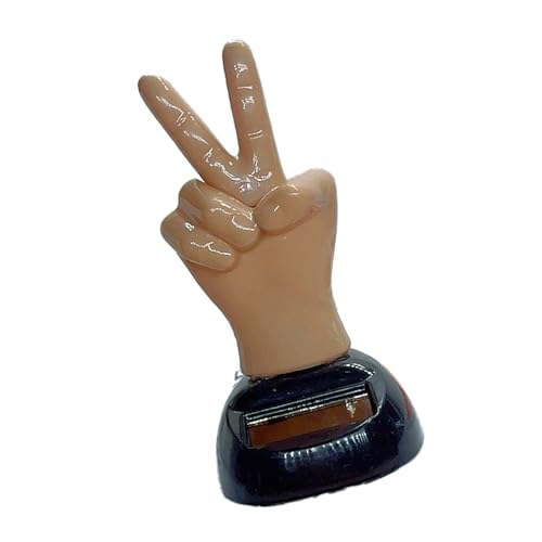 Dekorative Solarfinger Shaking Toy Solar Power Finger Bobblehead Ornament Ideal Für Autointerieurs Und Häuserräume Dekorative Solarfinger Shaking Toy Solar Power Finger Bobblehead Ornament Ideal Für Autointerieurs Und Häuserräume von Fluxioxtna