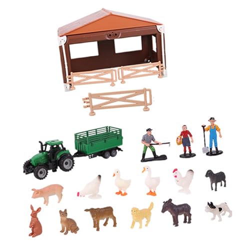 Fluxioxtna 21 Teiliges Bauernhaus Playset Interactive Miniatur Nustharme Tiere Und Landwirtspädagogik Spielzeug Für Kinder Imaginativen Spielen Plastikbauernhaus Miniaturen Fluxioxtna 21 Teiliges Bauernhaus Playset Interactive Miniatur Nustharme Tiere Und Landwirtspädagogik Spielzeug Für Kinder Imaginativen Spielen Plastikbauernhaus Miniaturen von Fluxioxtna