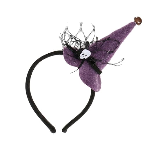 Fluxioxtna Leichtes Hexenstirnband Nonslip Design Halloween Party Essentielles Themenfeier Kopfbekleidung Für Verschiedene Alterserhöhungen Halloween Hexenstirnbänder von Fluxioxtna