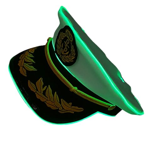 Fluxioxtna Sticked Captain LED Light Up Verstellbarer Passform Für Nachtpartys Und Outdoor Event Fluxioxtna Sticked Captain LED Light Up Verstellbarer Passform Für Nachtpartys Und Outdoor Event von Fluxioxtna