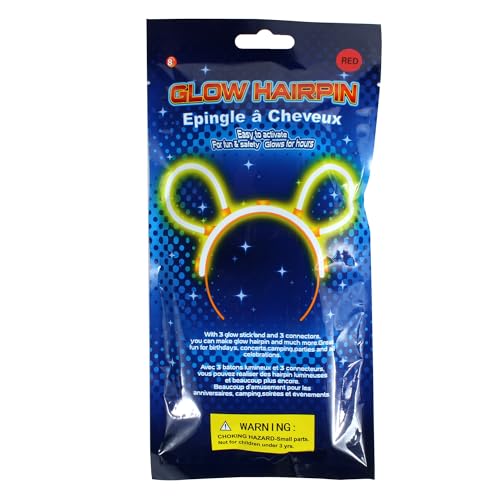 FLYPOP'S - Leuchtendes Stirnband - Partyzubehör - 165301 - Zufällige Farbe - Kunststoff - Leuchtendes Spielzeug - Geburtstag - 28 cm x 14 cm - Ab 8 Jahren. von FLYPOP'S