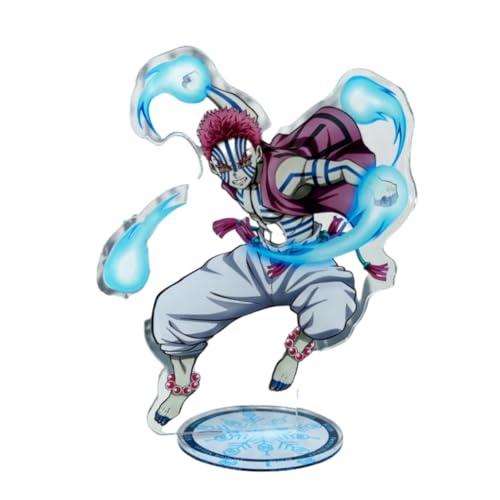 Flyshun Agatsuma Zenitsu Figur Acryl Stehend Spiel Charaktere Acryl Ornamente Stand Modell, Tisch Dekoration, Anime Sammlungen Peripherie (Akaza 1) von Flyshun