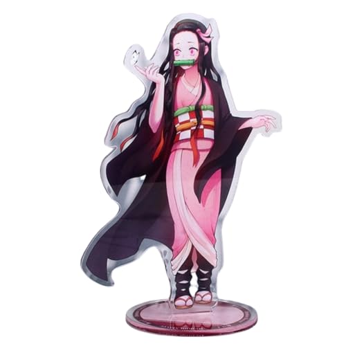 Flyshun Agatsuma Zenitsu Figur Acryl Stehend Spiel Charaktere Acryl Ornamente Stand Modell, Tisch Dekoration, Anime Sammlungen Peripherie (Kamado Nezuko 2) von Flyshun