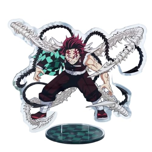 Flyshun Agatsuma Zenitsu Figur Acryl Stehend Spiel Charaktere Acryl Ornamente Stand Modell, Tisch Dekoration, Anime Sammlungen Peripherie (Kamado Tanjirou 4) von Flyshun