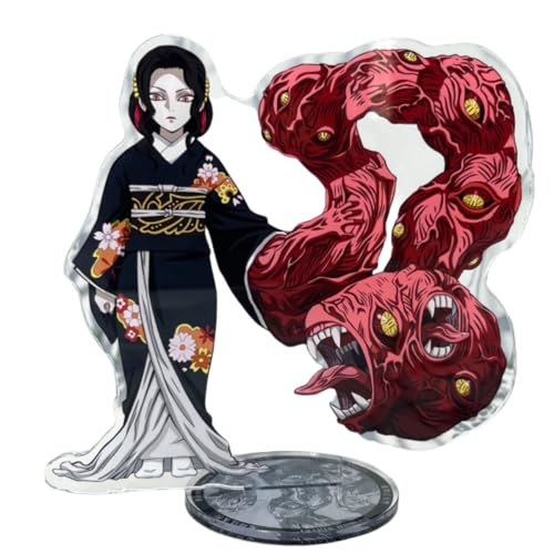 Flyshun Agatsuma Zenitsu Figur Acryl Stehend Spiel Charaktere Acryl Ornamente Stand Modell, Tisch Dekoration, Anime Sammlungen Peripherie (Kanroji Mitsuri 2) von Flyshun