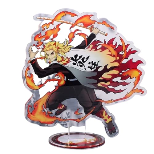 Flyshun Agatsuma Zenitsu Figur Acryl Stehend Spiel Charaktere Acryl Ornamente Stand Modell, Tisch Dekoration, Anime Sammlungen Peripherie (Kyoujurou 1) von Flyshun