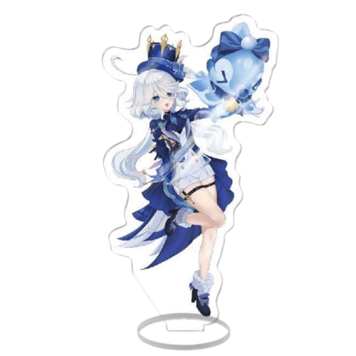 Flyshun Furina Focalors Figur Acryl Stehend Spiel Charaktere Acryl Ornamente Stand Modell, Tisch Dekoration, Anime Sammlungen Peripherie (Furina Focalors 1) von Flyshun