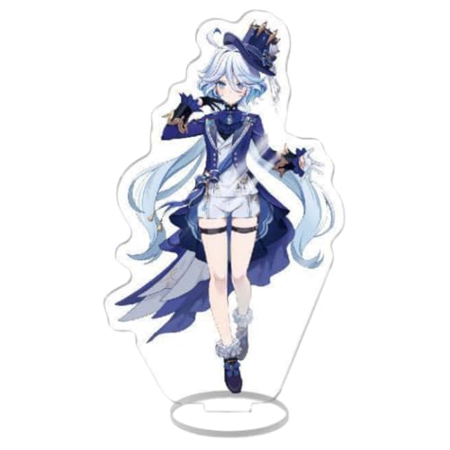 Flyshun Furina Focalors Figur Acryl Stehend Spiel Charaktere Acryl Ornamente Stand Modell, Tisch Dekoration, Anime Sammlungen Peripherie (Furina Focalors 13) von Flyshun