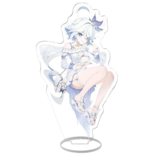 Flyshun Furina Focalors Figur Acryl Stehend Spiel Charaktere Acryl Ornamente Stand Modell, Tisch Dekoration, Anime Sammlungen Peripherie (Furina Focalors 15) von Flyshun
