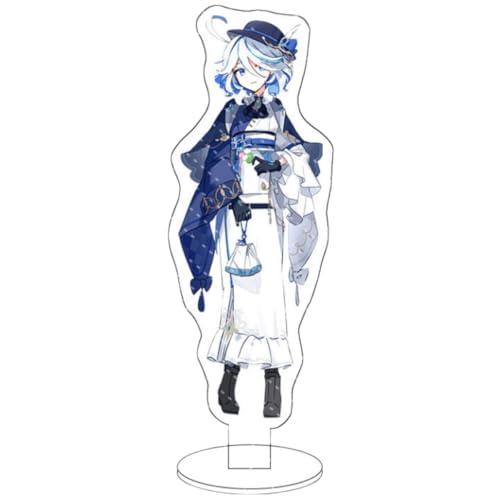 Flyshun Furina Focalors Figur Acryl Stehend Spiel Charaktere Acryl Ornamente Stand Modell, Tisch Dekoration, Anime Sammlungen Peripherie (Furina Focalors 18) von Flyshun
