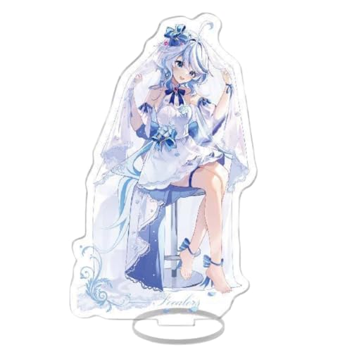 Flyshun Furina Focalors Figur Acryl Stehend Spiel Charaktere Acryl Ornamente Stand Modell, Tisch Dekoration, Anime Sammlungen Peripherie (Furina Focalors 5) von Flyshun